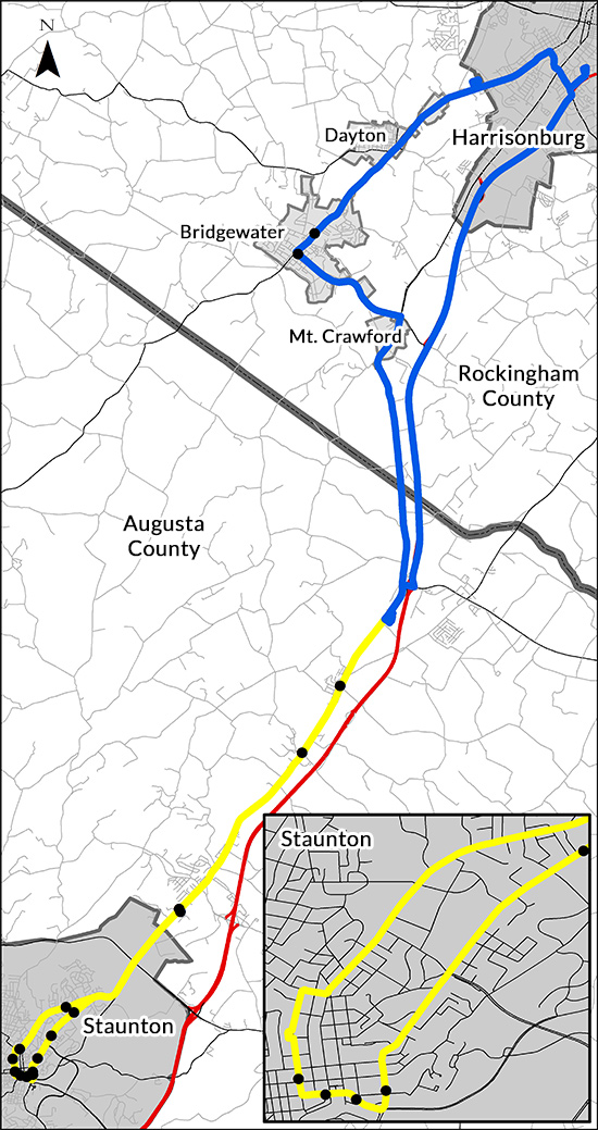brcc bus route map