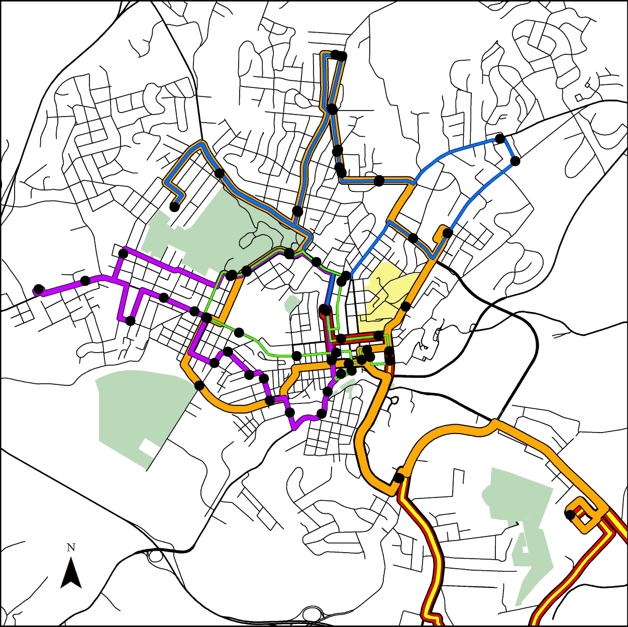 staunton north-west downtown loop